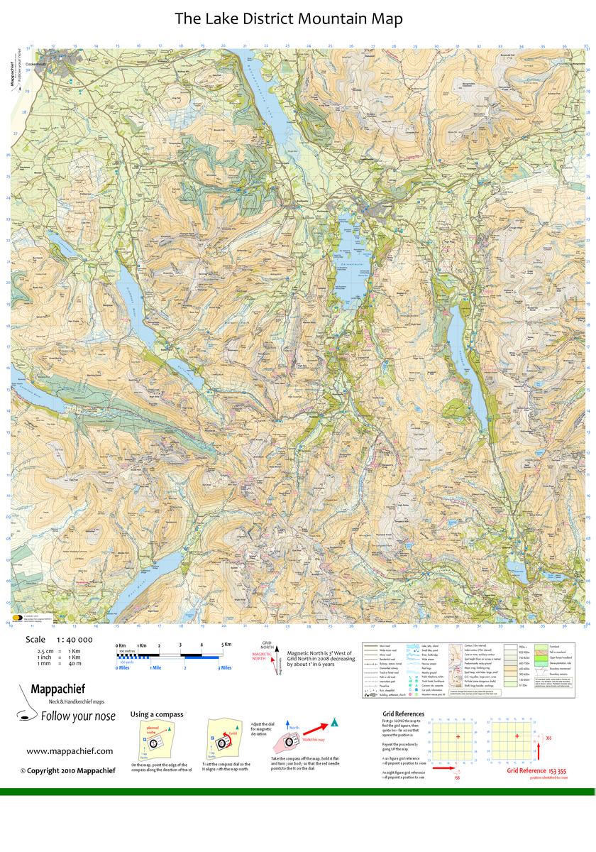 Mappachief fabric map